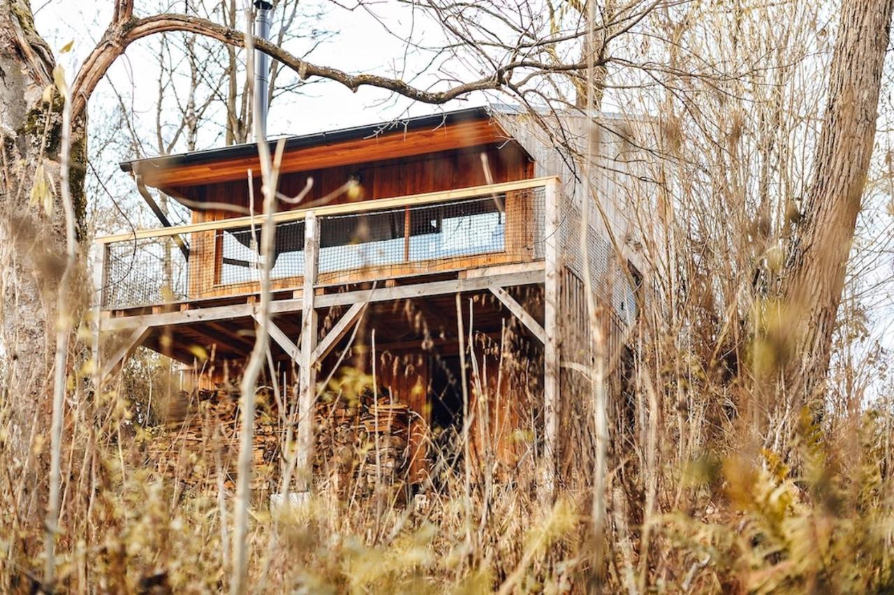 Tri Domky - Tiny Houses Depoltice Dış mekan fotoğraf