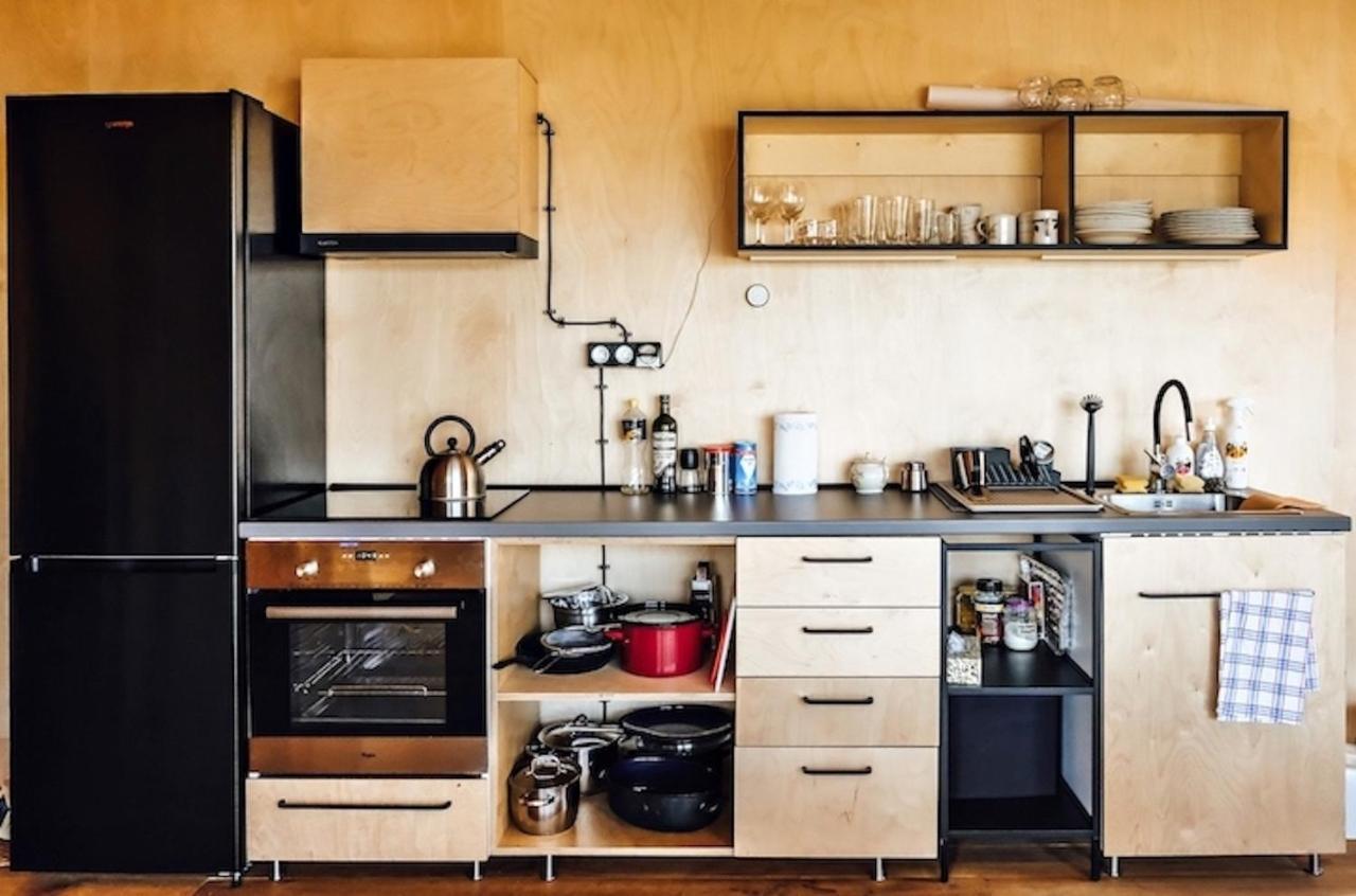 Tri Domky - Tiny Houses Depoltice Dış mekan fotoğraf