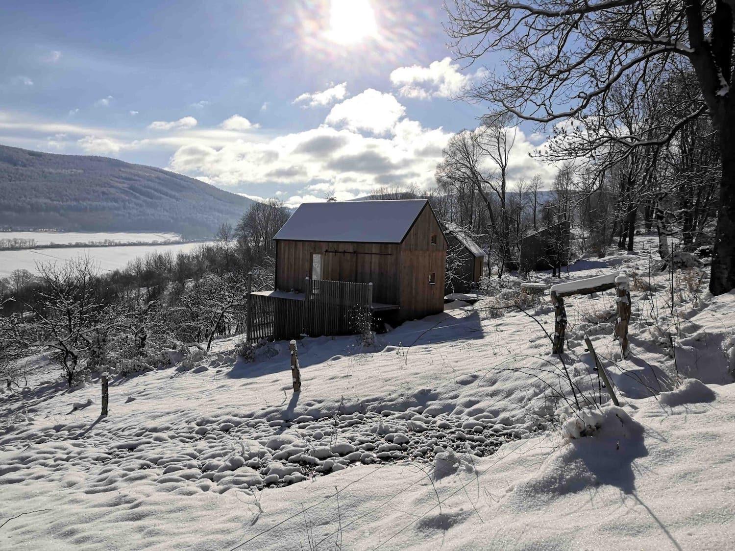 Tri Domky - Tiny Houses Depoltice Dış mekan fotoğraf